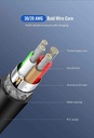 Ugreen 3m 60W USB Type  C  2.0 Male To Male Cable, Power Delivery 2.0/QC 2.0/3.0 (60788)