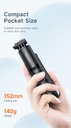 MCDODO SS-1781 MULTIFUNCTIONAL 3 IN 1 SINGLE LIGHTS SELFIE STICK