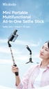 MCDODO SS-1781 MULTIFUNCTIONAL 3 IN 1 SINGLE LIGHTS SELFIE STICK