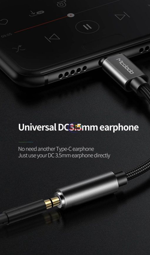 MCDODO TYPE-C TO DC 3.5mm Advanced Digital Audio Converter