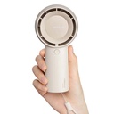 JISULIFE FA43 Personal Handheld Portable Turbo Fan  4000mAh USB Rechargeable Personal Battery Operated Mini Small Pocket Fan with 5 Speeds for Travel/Outdoor/Home/Office