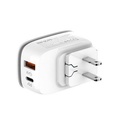 LDNIO A2512Q Dual USB 18W QC 3.0 Turbo Charge Travel Charger Adapter Fast Charger Any 1 Pcs Cable Type-C / Lightning / Micro USB For lP 11 Pro Max / Samsung / Vivo / Realme / OPPO / XlAOMI