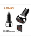 LDNIO C2-Type C-QC3.0 Fast Car Charging 36W-2 USB Ports-LED Display
