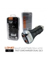LDNIO C2-Type C-QC3.0 Fast Car Charging 36W-2 USB Ports-LED Display