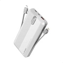 LDNIO PL1013 Wired Power Bank, 10000 mAh WITH BUILT-IN DUAL CABLE