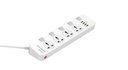 LDNIO SC4408 2500W 4 Socket & 4 USB Port Power Strip