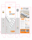 LDNIO SC4408 2500W 4 Socket & 4 USB Port Power Strip