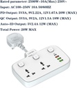 LDNIO SC2413 Universal Power Strip USB Outlet Extension Cord Adapter Wall Charger Surge Protector Socket With 4 USB Port