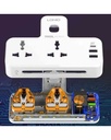 LDNIO Power Strip 1 USB-C & 2USB-A 2 Outlets – PD& Qc3.0