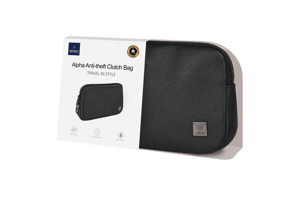 WiWU Alpha Anti-theft Clutch Bag The bag has a fashion design suitable for all ages