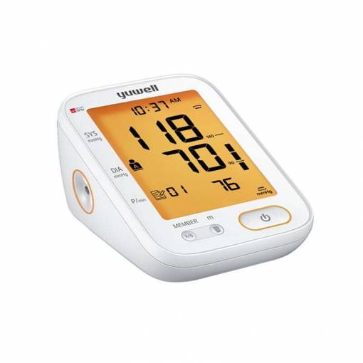 Yuwell YE-680B Blood Pressure Monitor Large-scale LCD, Time and date display