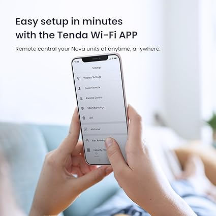 Tenda Nova MW3 (2Pack) 1200mbps AC1200 Dual Band Whole Home Mesh WiFi Router