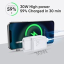 JOYROOM L-QP303 30W for iPhone 13 Dual Port PD+QC3.0 Intelligent Fast Charger (EU)