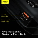Baseus Super Energy Air Car Jump Starter 10000mAh Peakcurrent 1000A Black