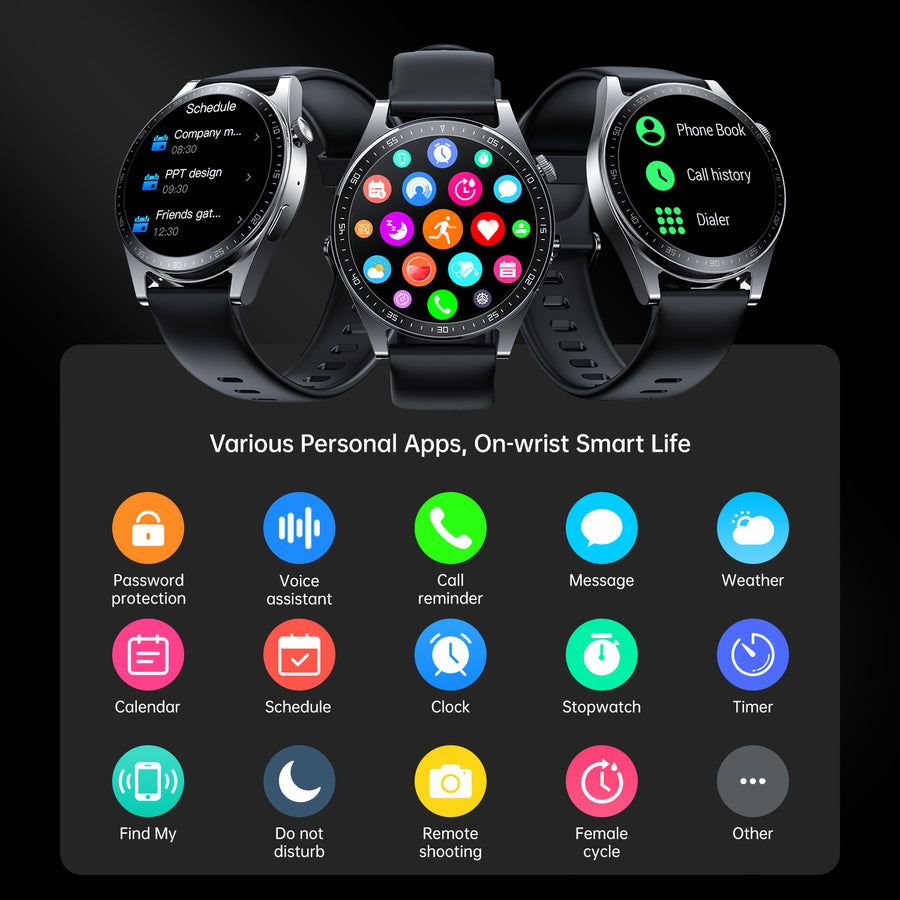 JOYROOM

JR-FC2 Classic Series Smart Watch (Make/Answer Call) Black