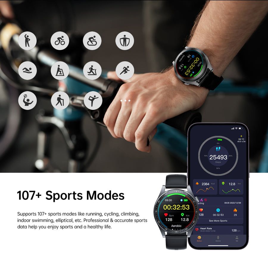 JOYROOM

JR-FC2 Classic Series Smart Watch (Make/Answer Call) Black