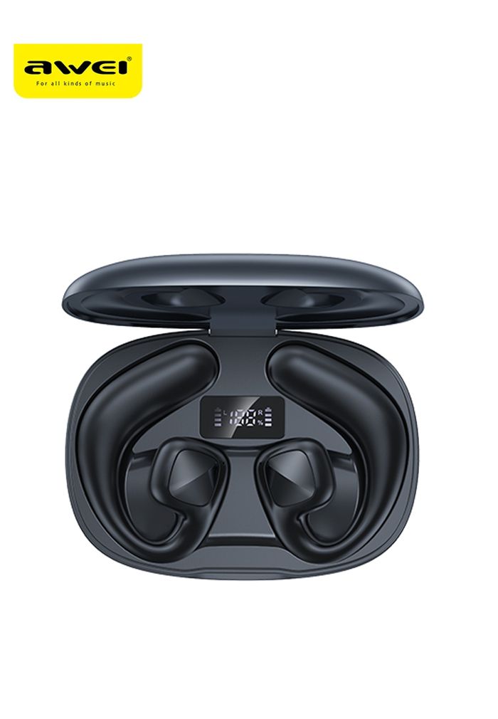 Awei T67 Air Conduction Wireless Bluetooth Headset Sport Waterproof Wireless Headphones HiFi Stereo Earbuds with Microphone