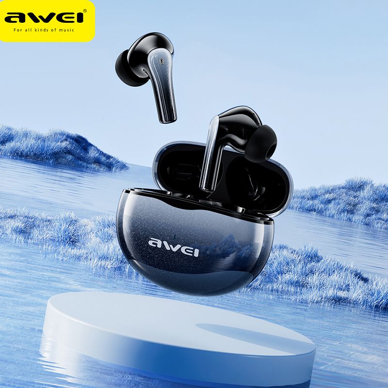 AWEI T62 TWS Bluetooth 5.3 ENC Noise Cancellation Earbuds