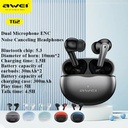 AWEI T62 TWS Bluetooth 5.3 ENC Noise Cancellation Earbuds