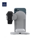 WiWU Power Air 15W 3 In 1 Wireless Charger