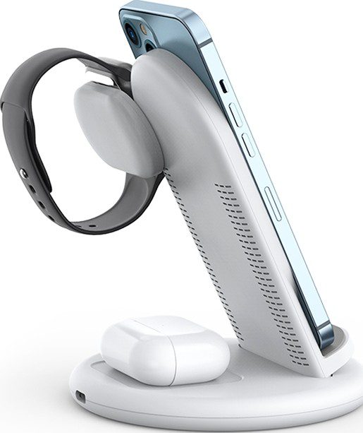 WiWU Power Air 15W 3 In 1 Wireless Charger