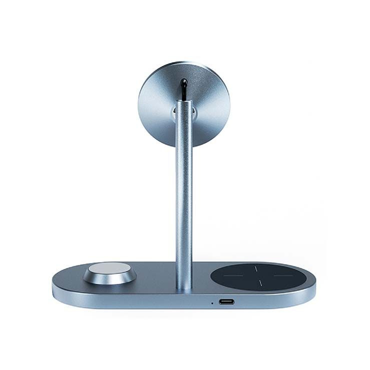 WiWU Power Air 3 in 1 Desktop Wireless Charger Mobile Phone Stand 15W
