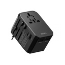WIWU UA-304 UNIVERSAL 4 PORT TRAVEL CHARGER PLUG ADAPTER 45W