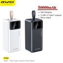 Awei P42K Power Bank 50000mAh Portable Powerbank For PD Fast Charger
