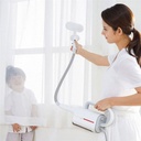 Toyella International Version Deerma DEM-ZQ610 Multi function Steam Cleaner with 5 Brush Heads 1600W Lightweight Steam Glass Scraper White CH