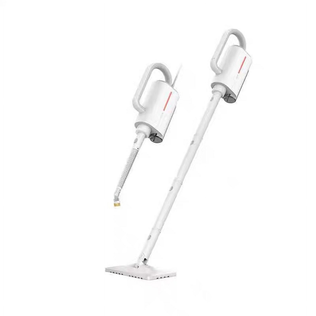 Toyella International Version Deerma DEM-ZQ610 Multi function Steam Cleaner with 5 Brush Heads 1600W Lightweight Steam Glass Scraper White CH