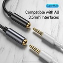 Baseus Type C Male to 3.5mm Aux Earphone Jack AUX USB C Cable Headphones Adapter 3.5 Jack Audio cable