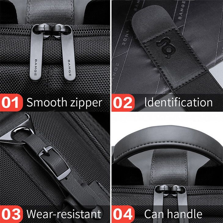 BANGE BG65 Super Backpack Fashion Waterproof Daily Travel Casual Travels School College University Teenage Rucksack
