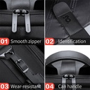 BANGE BG65 Super Backpack Fashion Waterproof Daily Travel Casual Travels School College University Teenage Rucksack