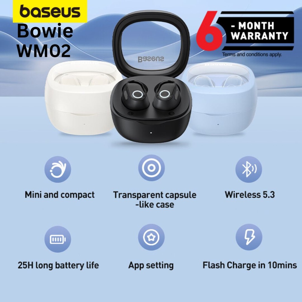 Baseus Bowie WM02 True Wireless Earbuds