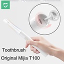 Xioami Mijia T100 Ultrasonic Electric Toothbrush Smart USB Rechargable 30 Day Battery Portable 1 Toothbrush Head (White)