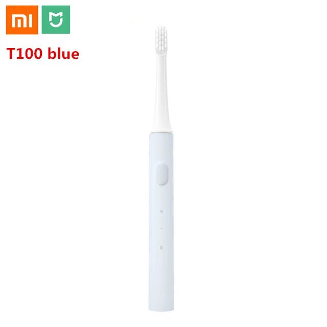 Xioami Mijia T100 Ultrasonic Electric Toothbrush Smart USB Rechargable 30 Day Battery Portable 1 Toothbrush Head (White)