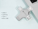 Coteetci 4 Interface High-Speed Flash Drive 128GB
