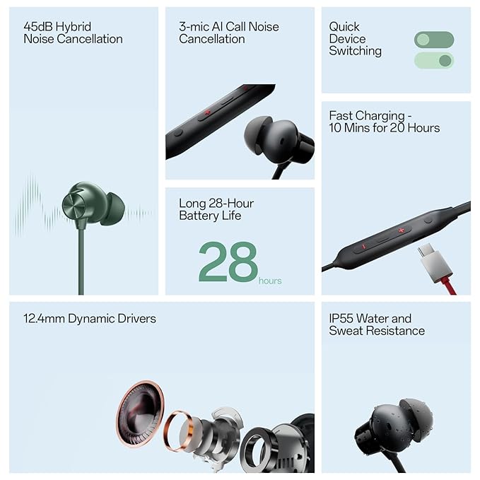OnePlus Wireless Z2 ANC Bluetooth earbuds