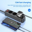 HOCO AC5 UNIVERSAL CONVERSION TRAVEL CHARGER WITH INTELLIGENT BALANCE TECHNOLOGY
