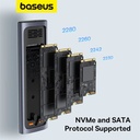 Baseus FlyJoy Series SSD Enclosure(M.2 NVMe and SATA)