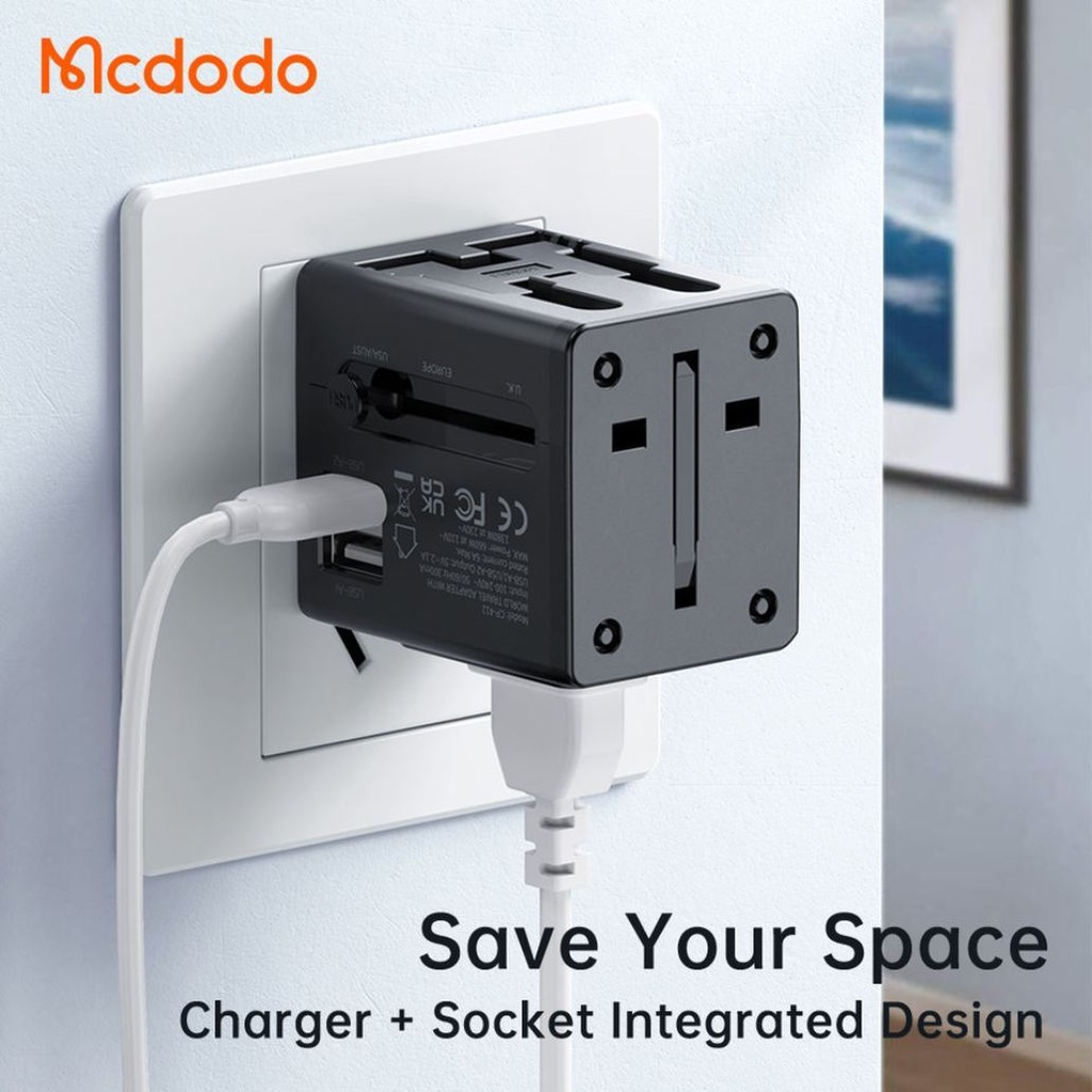 Mcdodo CP-2020 Universal Travel Charger Adapter