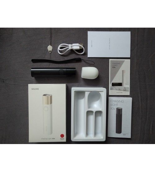 XIAOMI SOLOVE CHASING X3S USB RECHARGEABLE FLASHLIGHT