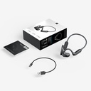 SoundPEATS Air Conduction Headphones, RunFree Lite Open-Ear Sports Bluetooth V5.3 Headphones with Bass Boost and 17 Hours, Sweatproof Ultralight Headset for Running, Workouts, USB-C