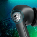 SoundPEATS Air3 Pro Hybrid Active Noise Cancelling Wireless Earbuds, QCC3046 Bluetooth 5.2 Stereo Headphones with 12mm Driver, aptX Adaptive, Game Mode, CVC 8.0, Transparency Mode, 24H Playtime