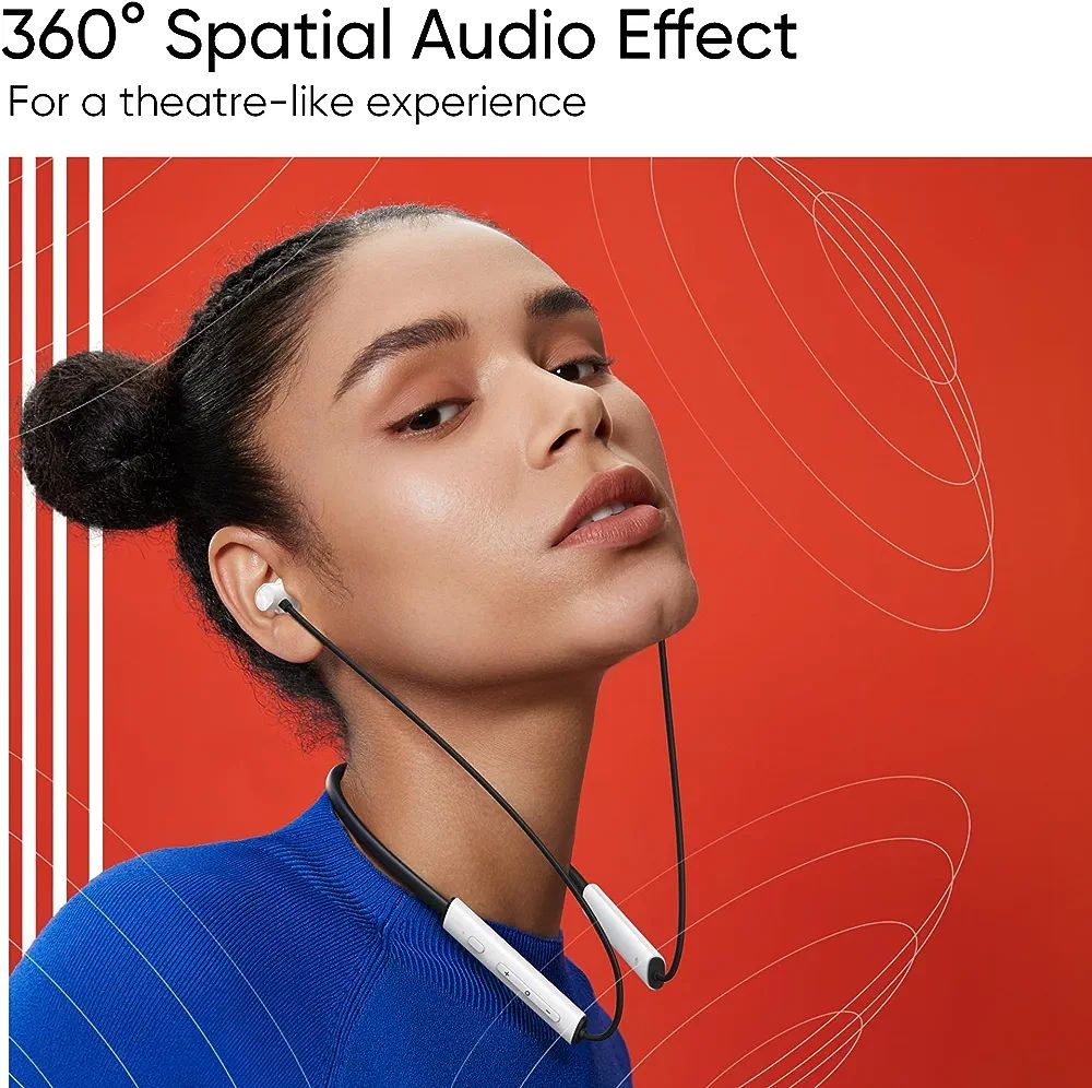 Realme Buds Wireless 3 in-Ear Bluetooth Headphones, 30dB ANC ,Spatial Audio,13.6mm Dynamic Bass Driver, Upto 40 HrsPlayback, Fast Charging,45ms Low Latency for Gaming, Dual Device Connection-Vitality White