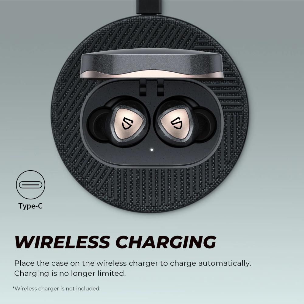 SOUNDPEATS Sonic Pro Wireless Bluetooth Earphones Dual Balanced Armature Driver & Clear Call