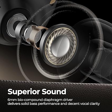 SoundPEATS Capsule3 Pro 43dB Hybrid Active Noise Cancelling Earbuds, Hi-Res Bluetooth 5.3 Earphones with LDAC, 6 Mics for Calls, 52 Hrs, IPX4 Rated, Powerful Sound, App Customize EQ
