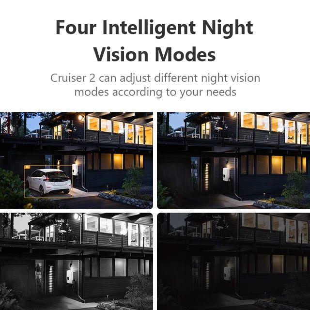 IMOU Cruiser 2 3M/5MP Wi-Fi Outdoor Security Camera AI Smart Tracking Human Vehicle Detection IP66 Night Vision Two Way Talk