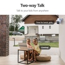 IMOU Cruiser 2 3M/5MP Wi-Fi Outdoor Security Camera AI Smart Tracking Human Vehicle Detection IP66 Night Vision Two Way Talk