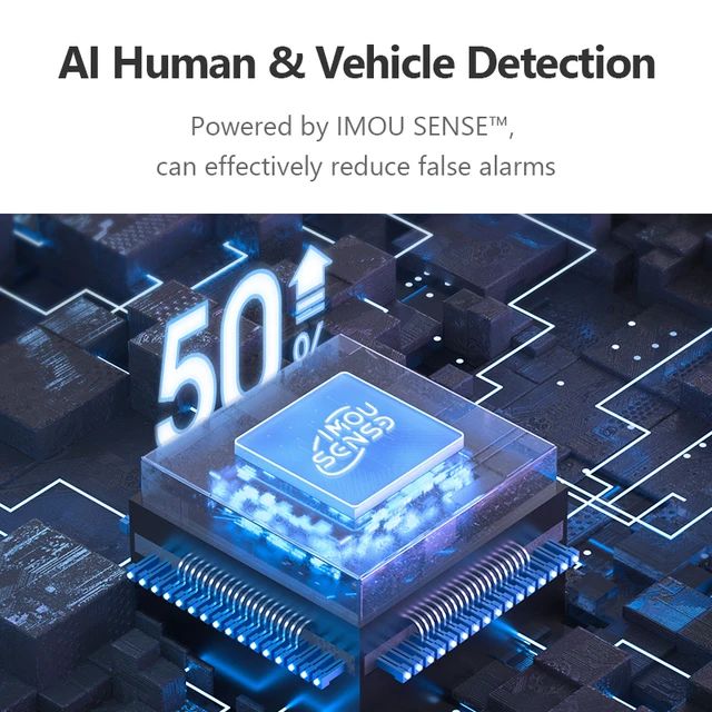 IMOU Cruiser 2 3M/5MP Wi-Fi Outdoor Security Camera AI Smart Tracking Human Vehicle Detection IP66 Night Vision Two Way Talk